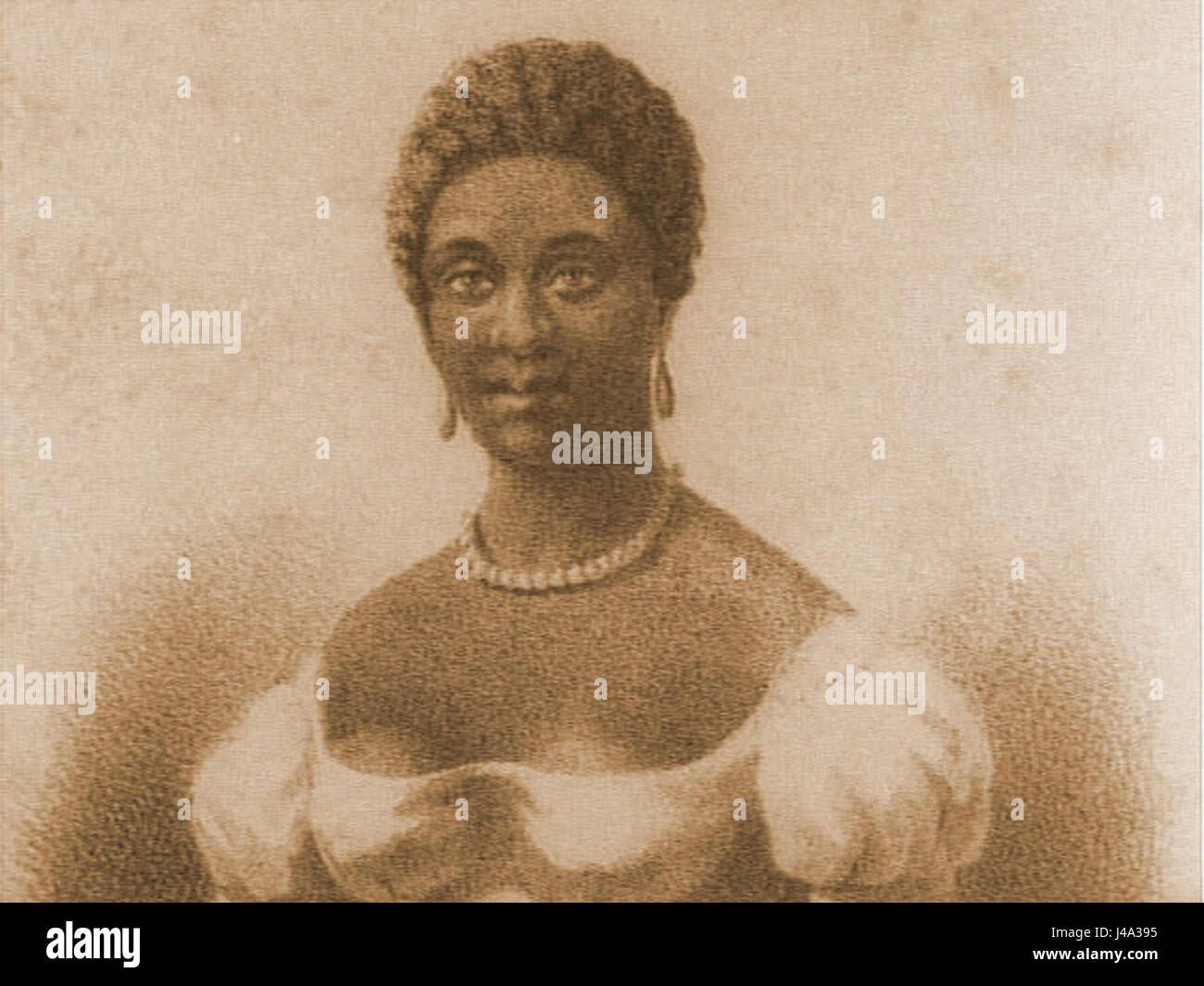 Phillis wheatley portrait 2 Foto Stock