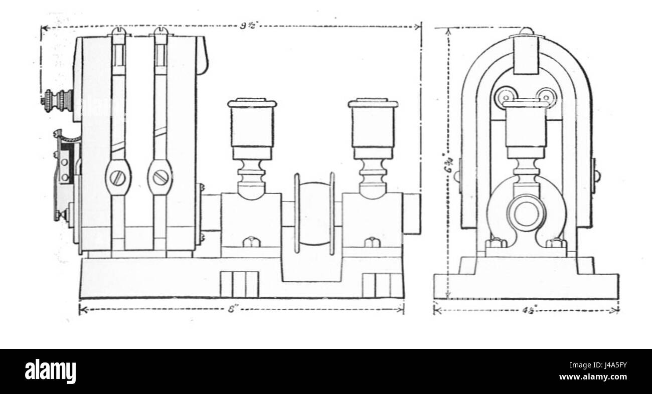 Rankin Kennedy (magneto Rankin Kennedy, Impianti elettrici, vol II, 1909) Foto Stock