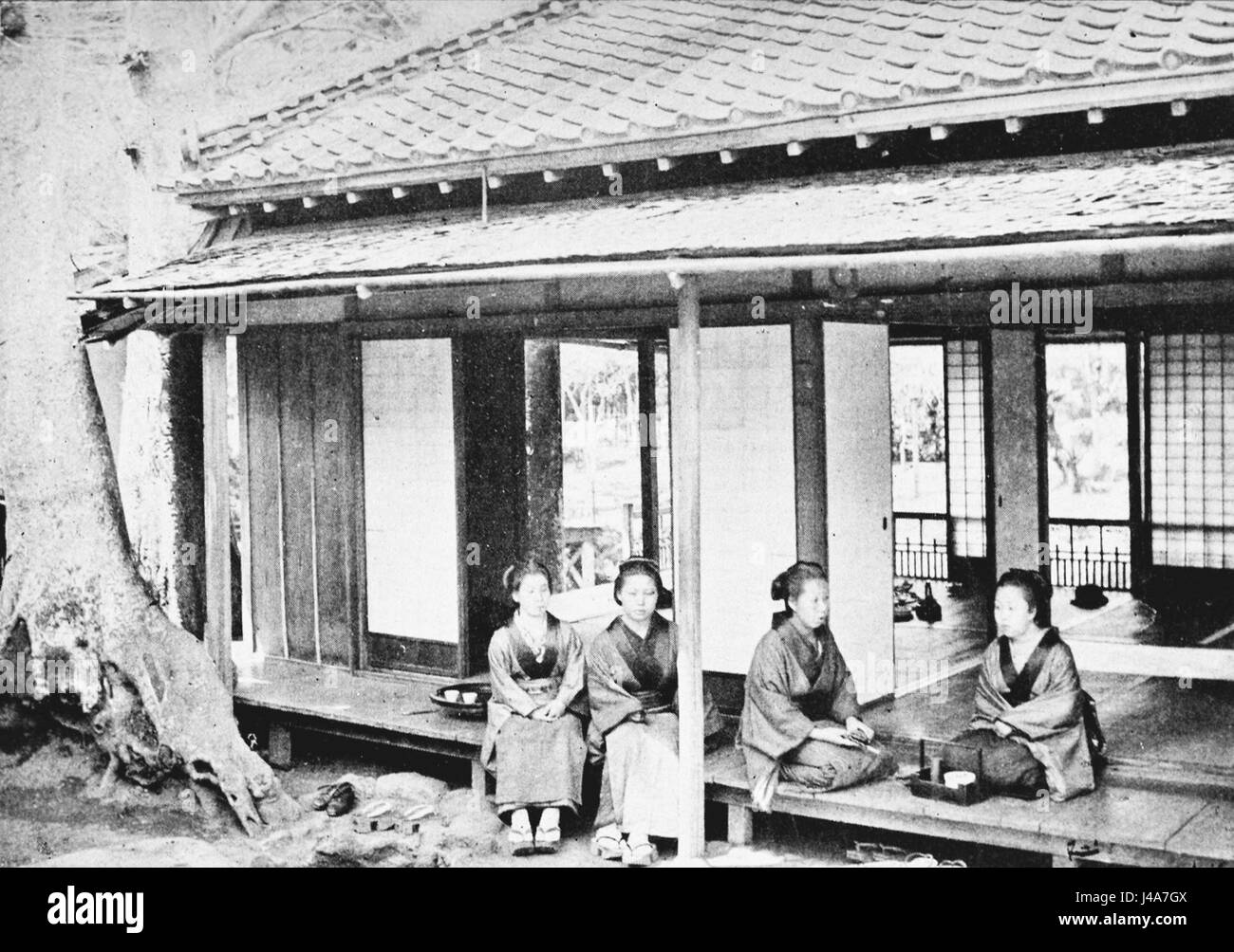 PSM V43 D347 un chaya o tea house Foto Stock