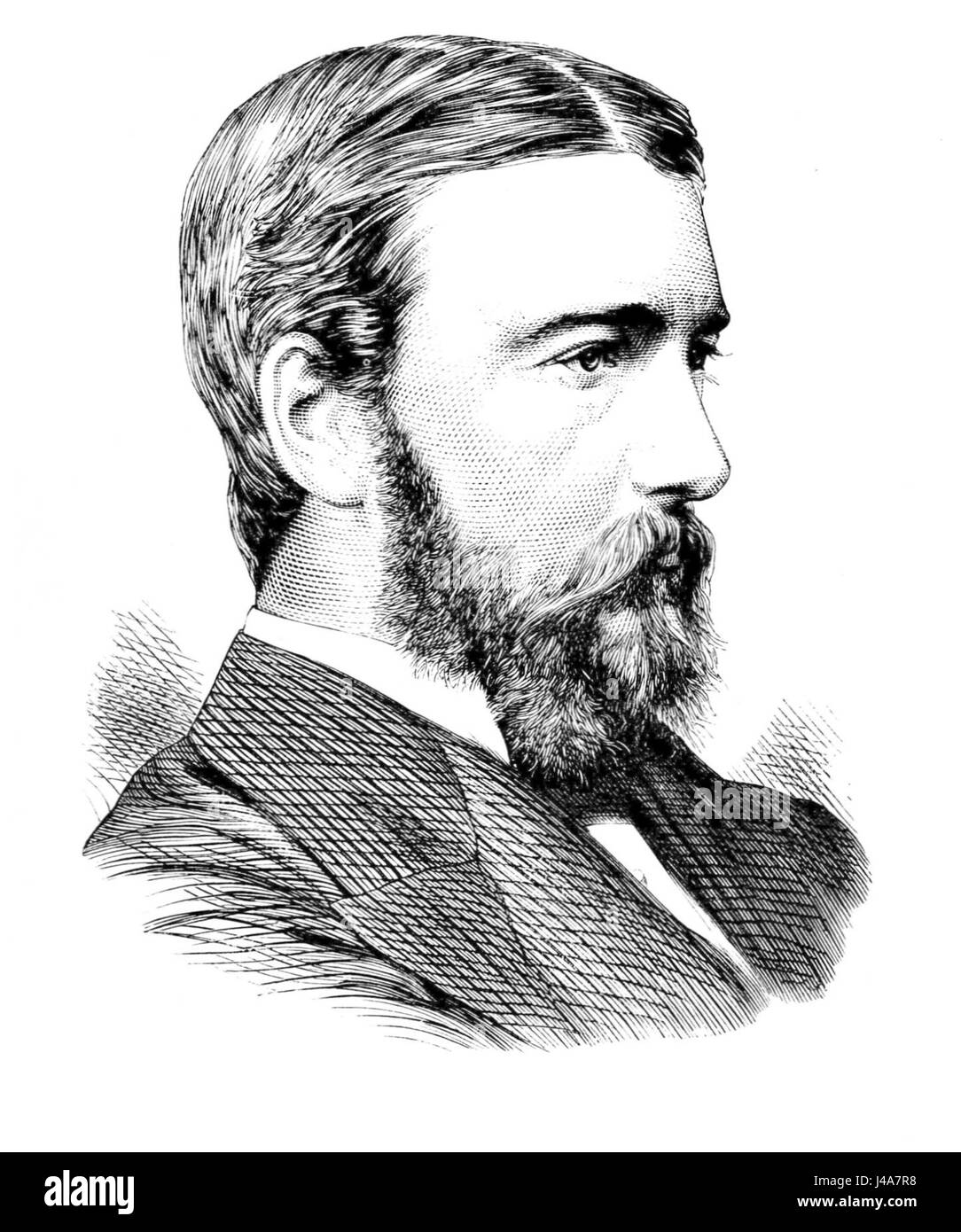 Joseph Norman Lockyer era un eminente scienziato britannico noto per il suo lavoro in astronomia e fisica solare. Questa voce si riferisce alla sua ricerca e ai suoi contributi nel campo dell'astronomia durante la sua carriera. Foto Stock