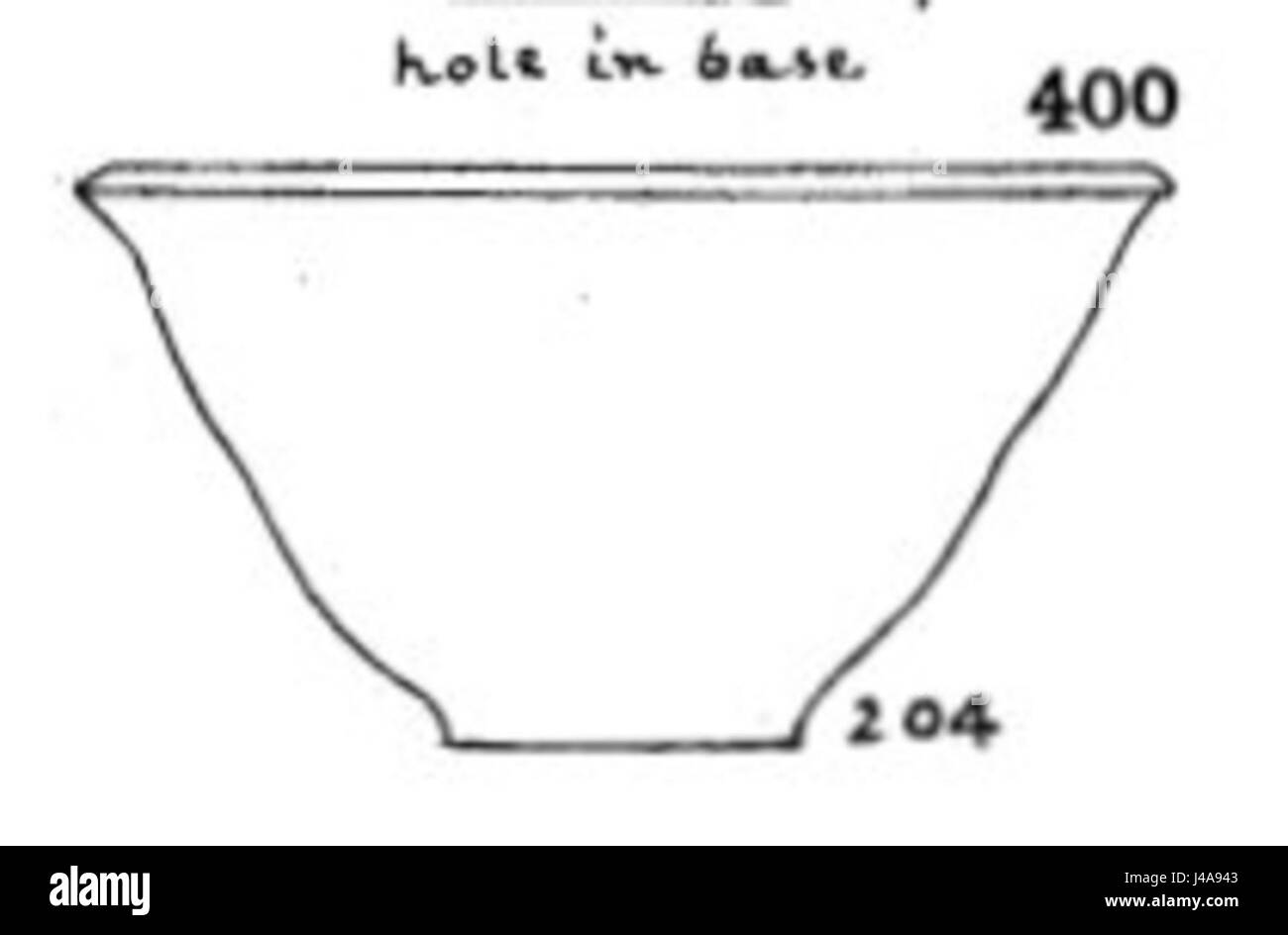 Petrie ciotola profonda 01 Foto Stock