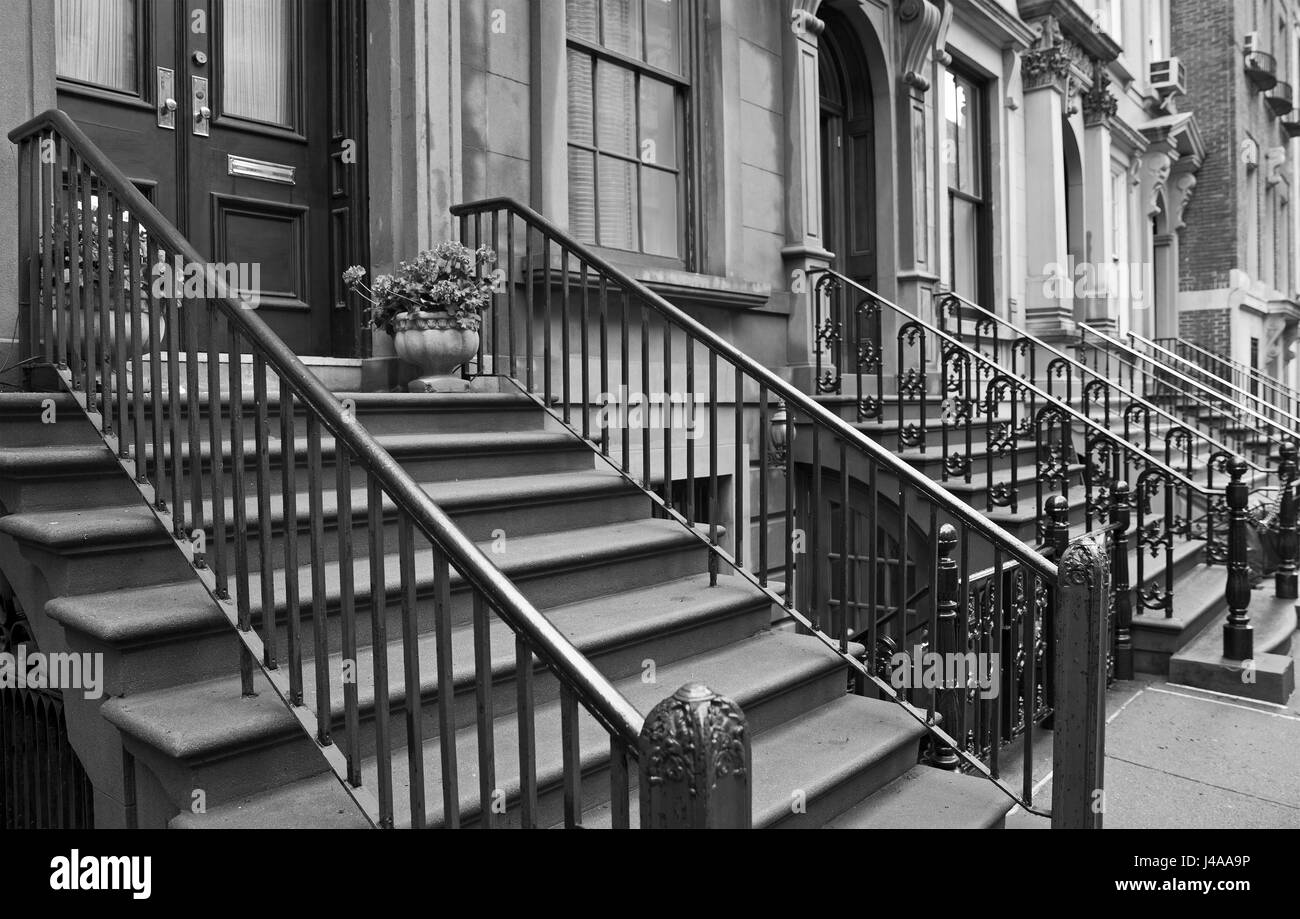 New York City residential Foto Stock