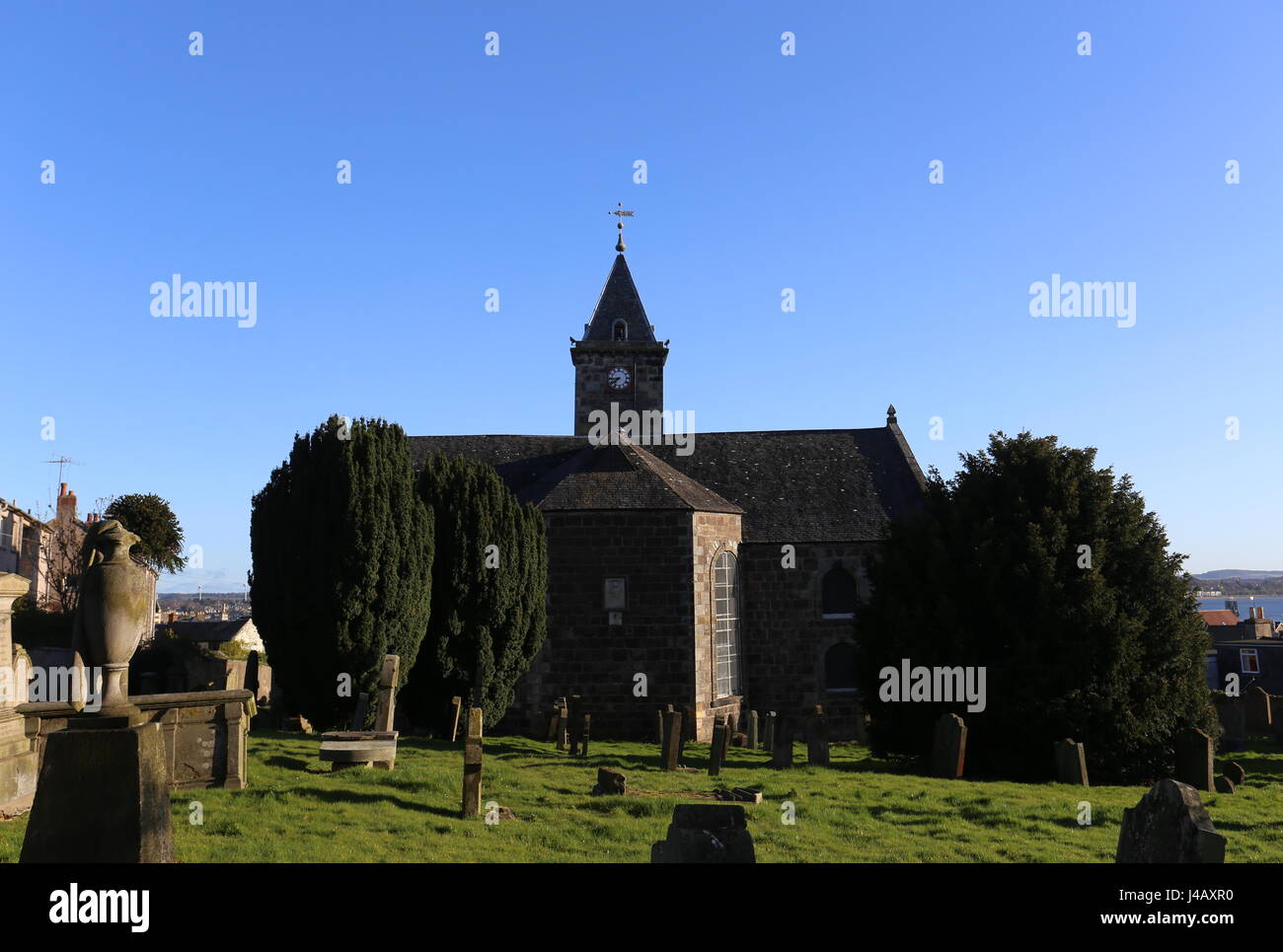 Tayport Auld Kirk Fife Scozia Aprile 2017 Foto Stock