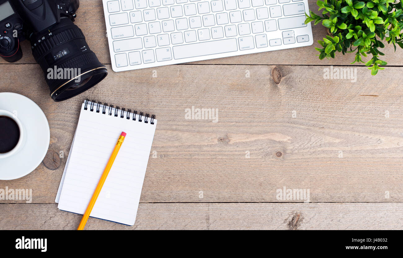 Fotografi desk immagine della testata Foto Stock