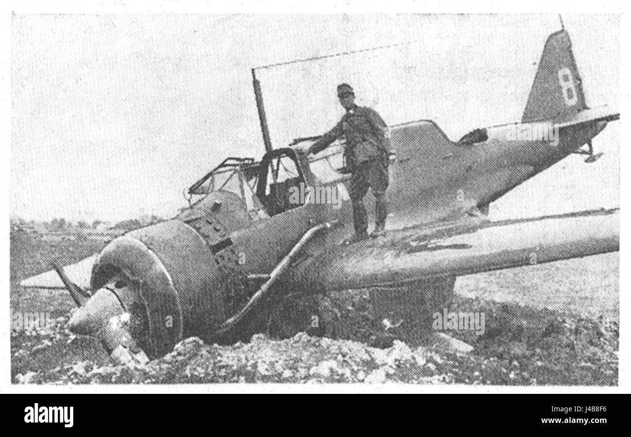 PZL.23.Karas.settembre.1939 Foto Stock