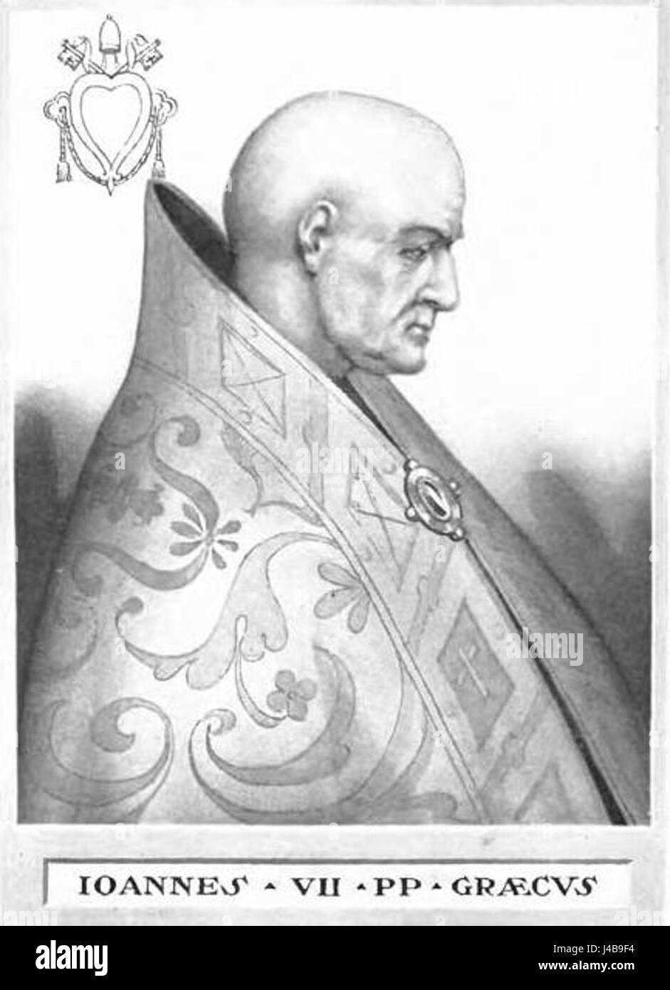 Papa Giovanni VII Foto Stock