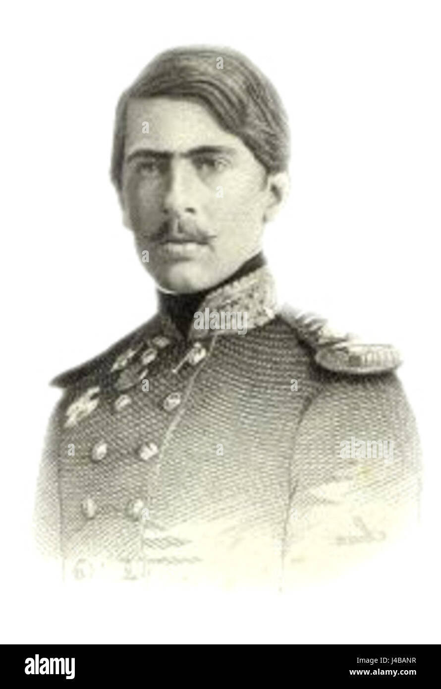 Pietro V del Portogallo fu un re che governò nel XIX secolo. Il suo regno fu di breve durata, poiché morì giovane, ma è ricordato per il suo impegno per la riforma e la modernizzazione del Portogallo durante il suo periodo sul trono. Foto Stock