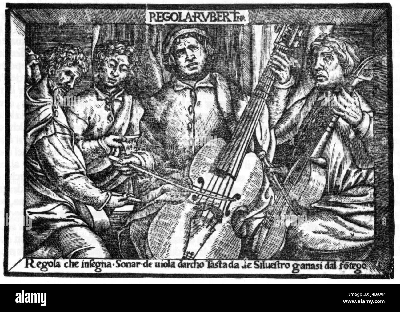 Regola rubertina Foto Stock