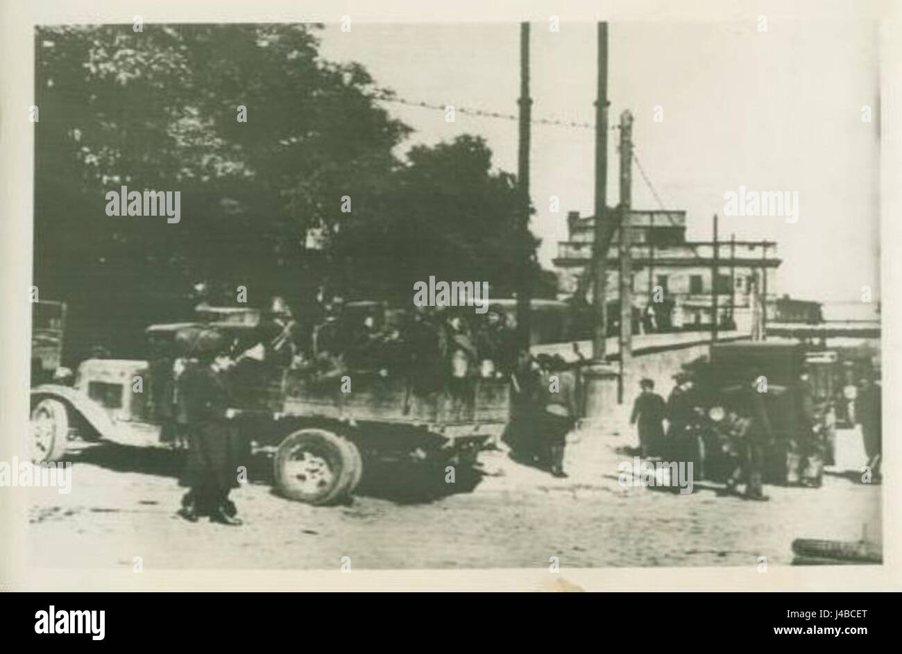 Durante la seconda guerra mondiale, le truppe rumene furono coinvolte nell'occupazione di Odessa, Ucraina, a seguito dell'invasione dell'asse powersâ€™. L'occupazione segnò una parte significativa del coinvolgimento della Romania nel conflitto sul fronte orientale, influenzando sia la vita militare che quella civile. Foto Stock