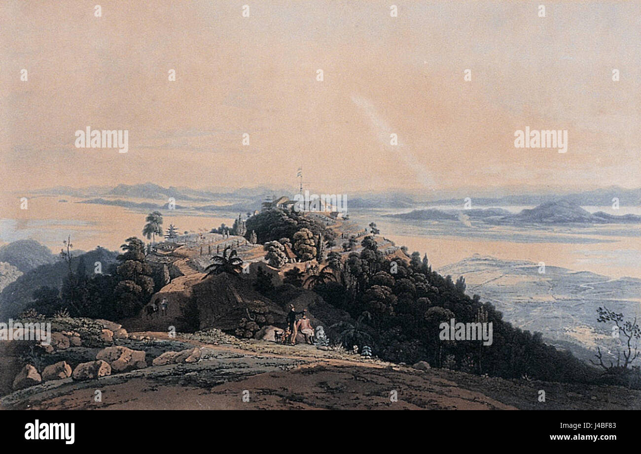 Museo di Penang pittura storica K128b Foto Stock