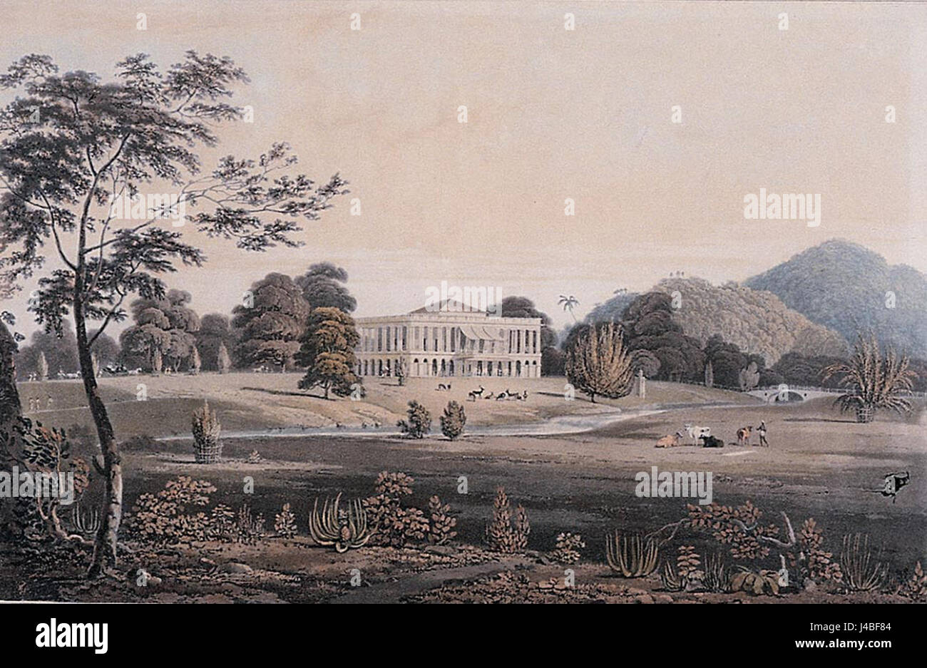 Museo di Penang pittura storica L131b Foto Stock