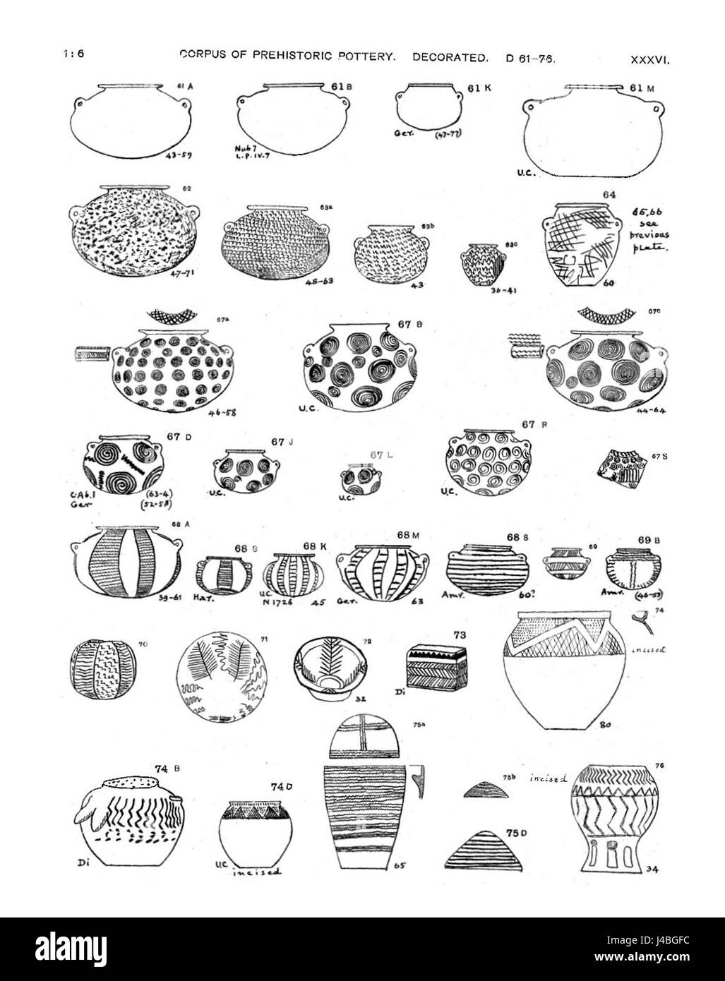 Petrie decorate 06 Foto Stock