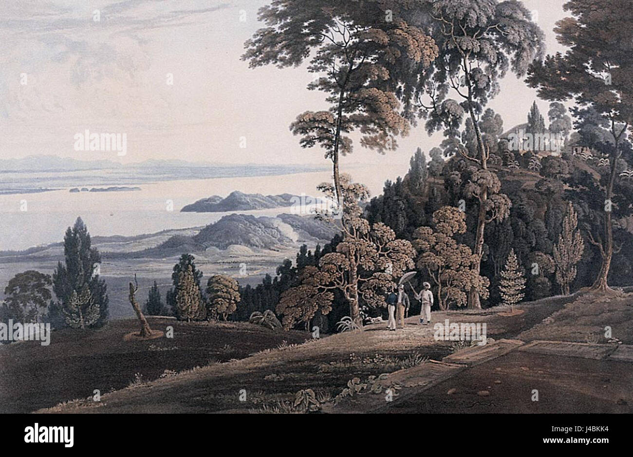 Museo di Penang pittura storica K129b Foto Stock