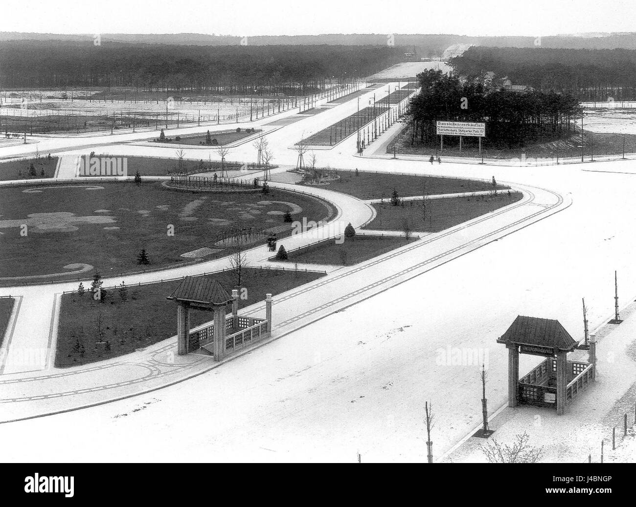 Reichskanzlerplatz Berlin 1907 Foto Stock