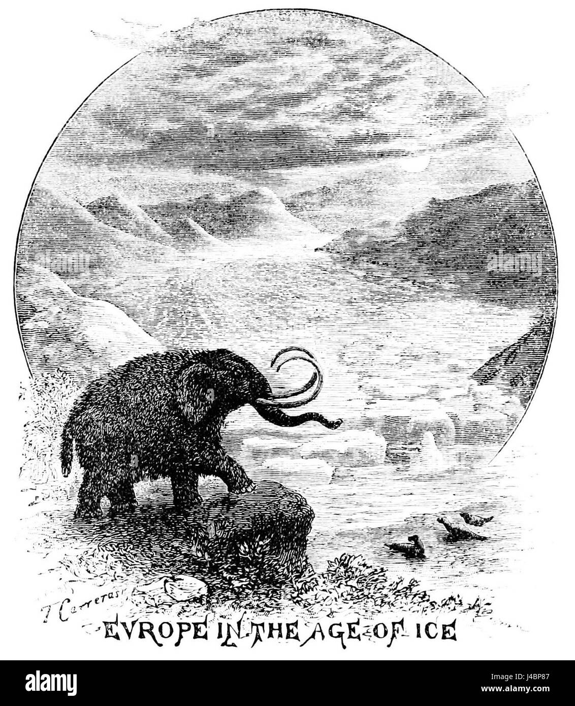 PSM V22 D772 Europa in età di ghiaccio Foto Stock