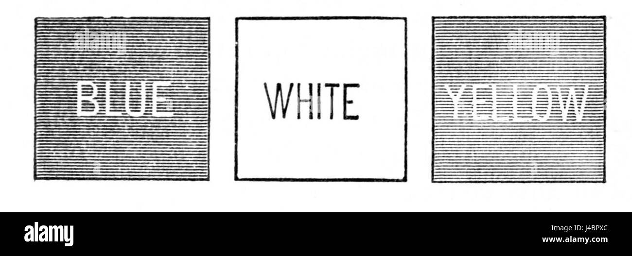Questo titolo si riferisce a un'immagine o illustrazione specifica del "PSM V04 D436", che mostra una combinazione di colori blu, bianco e giallo. Il riferimento può riguardare un'opera d'arte, un disegno o un'illustrazione scientifica che coinvolga tali colori. Foto Stock