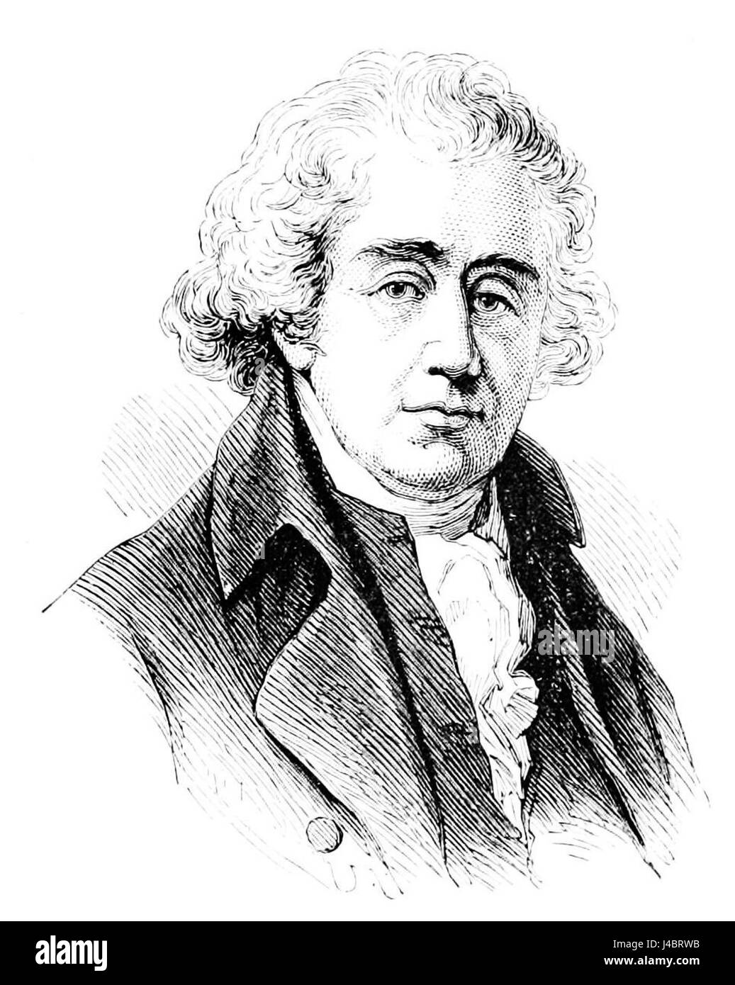 Matthew Boulton era un influente produttore e imprenditore britannico, noto per il suo lavoro nella Rivoluzione industriale. I suoi contributi alla produzione di beni in metallo e allo sviluppo di motori a vapore furono fondamentali per il progresso dell'industrializzazione. Foto Stock