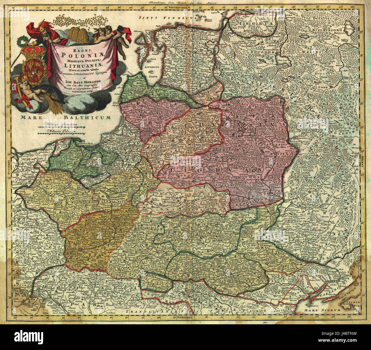 Poland1739old Foto Stock