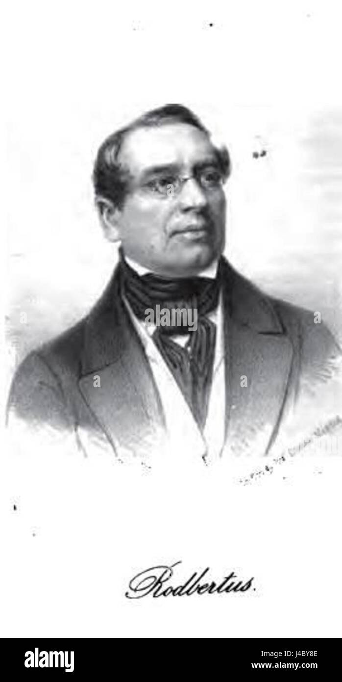 Rodbertus Foto Stock
