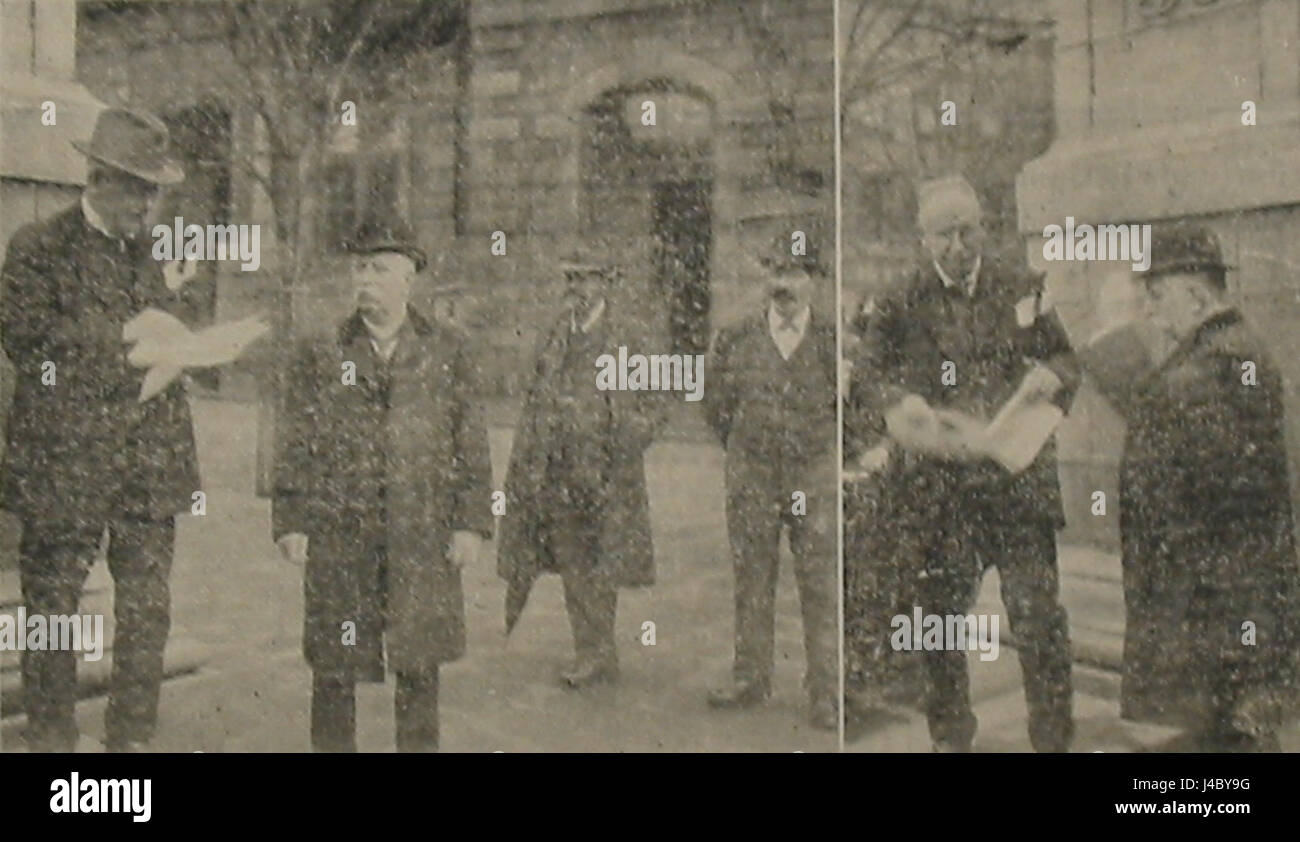 Il proclama di neutralità del 1912 emesso da Jersey delineò la posizione dell'isola durante la guerra balcanica. Questa dichiarazione mirava a garantire il non coinvolgimento di Jersey nel conflitto, pur mantenendo pace e sicurezza per i suoi abitanti. Foto Stock