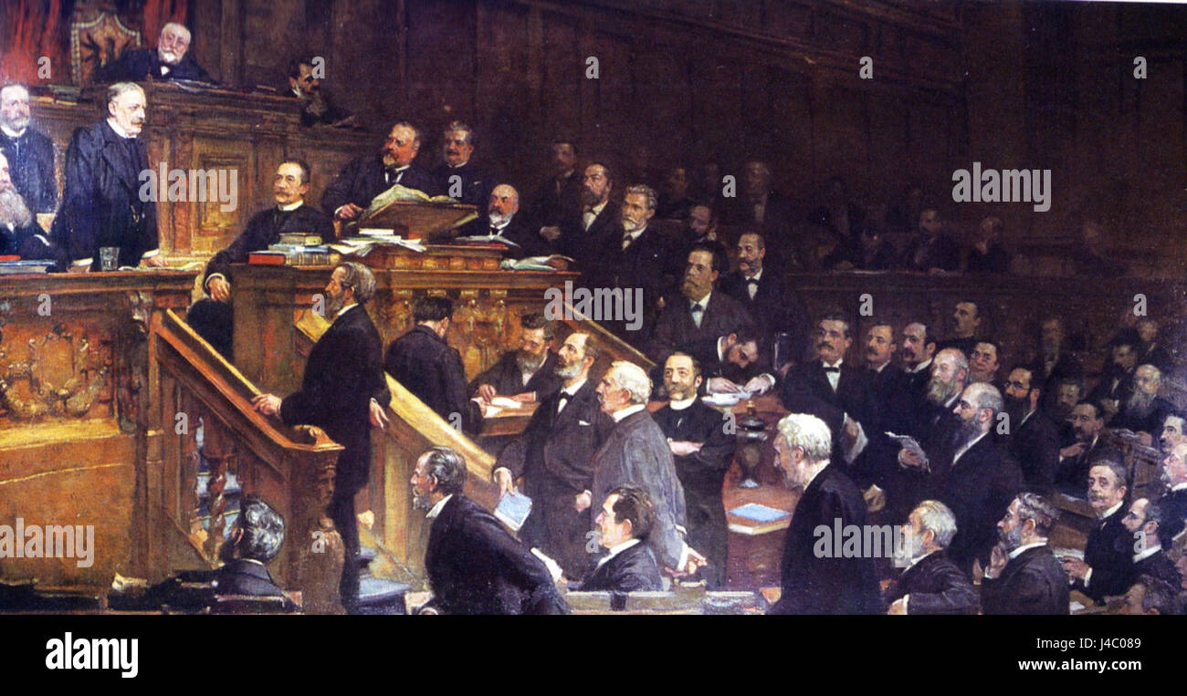 Il Reichstagssitzung del 1905 fu una sessione significativa nella storia legislativa dell'Impero tedesco. Questa riunione parlamentare ha segnato un punto cruciale della vita politica dell'impero, evidenziando le sfide politiche e le questioni chiave dell'epoca, tra cui la riforma sociale e l'identità nazionale. Foto Stock