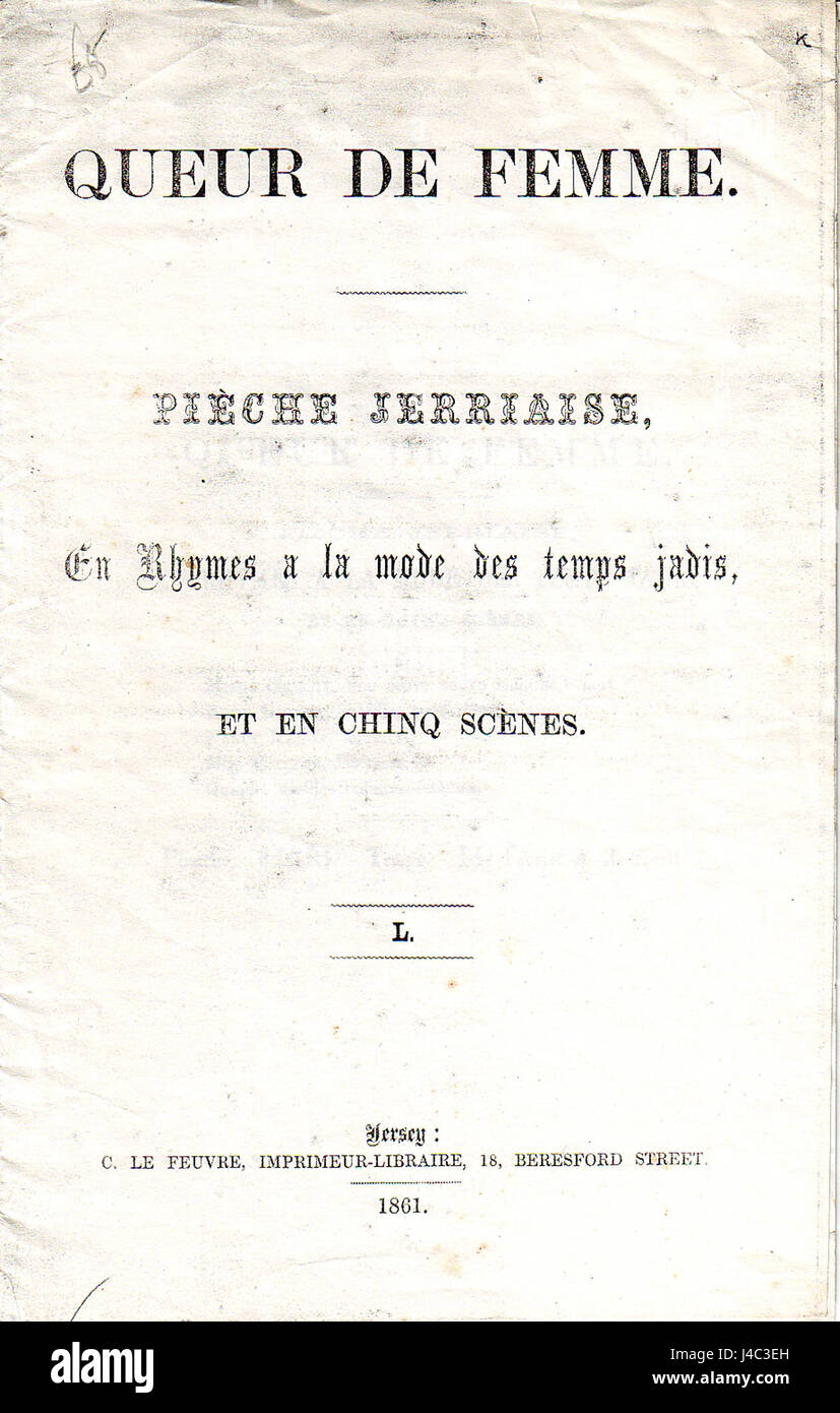 Una rappresentazione storica del "Queur de femme" (cuore di una donna), un dipinto francese del 1861 che esplora temi di femminilità ed emozione durante il XIX secolo. Foto Stock