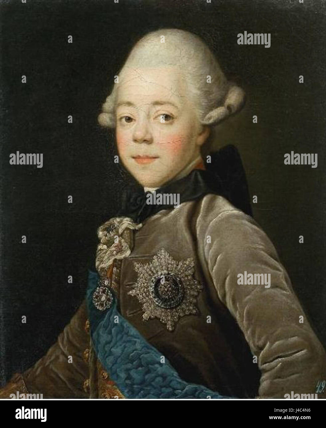 Paolo io come bambino da anonimo dopo Jean Louis Voille (1770s, GIM) Foto Stock