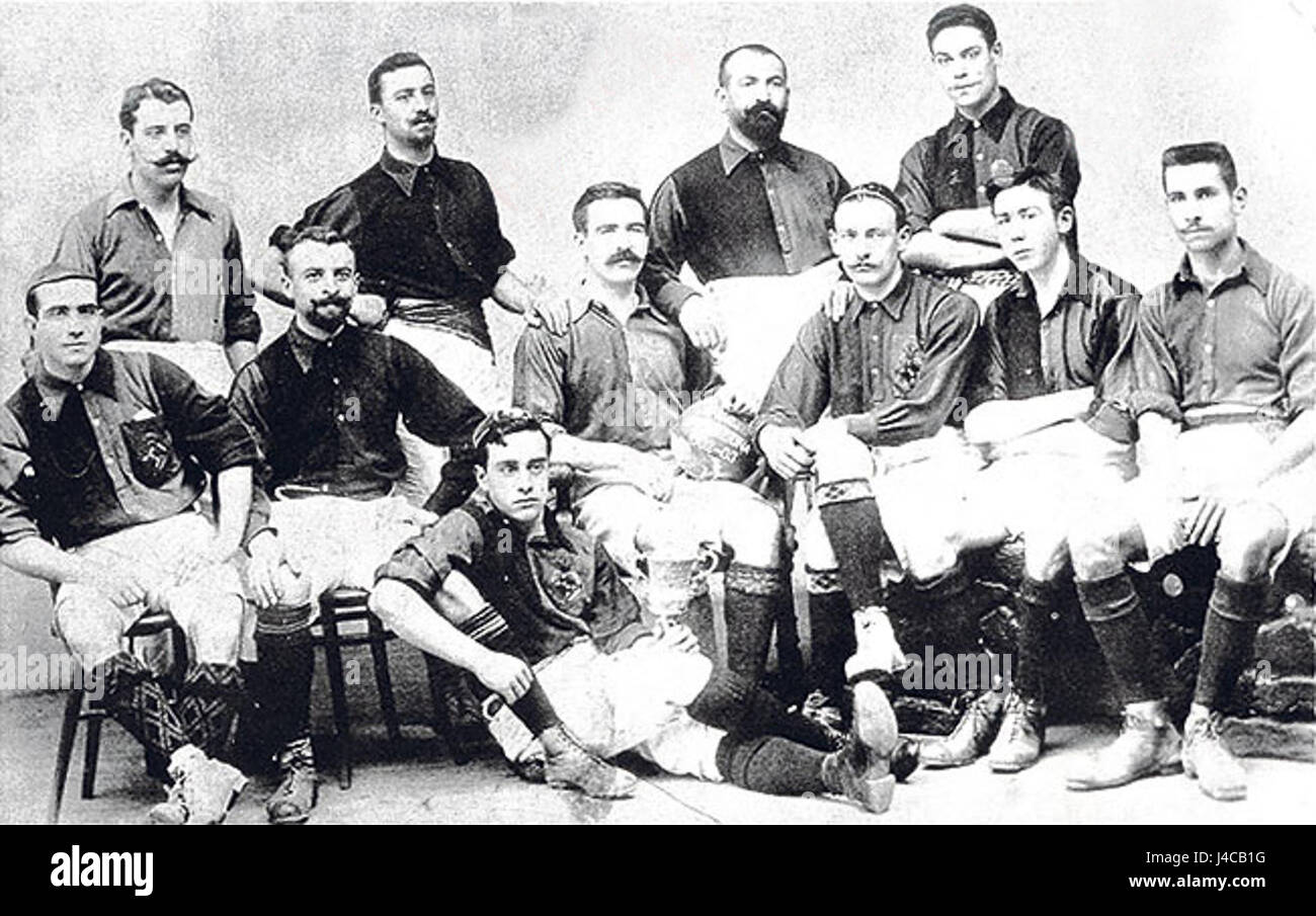 Player FC Barcelona 1903 anno Foto Stock