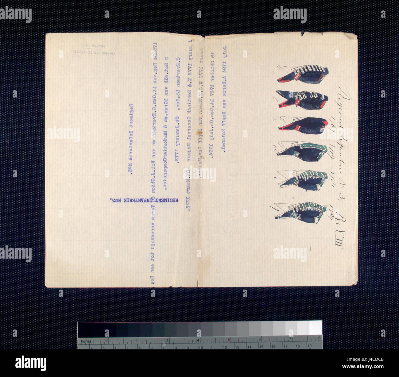 Reggimento Infanterie N.3 (R.N.III) (NYPL B14896507 102438) Foto Stock