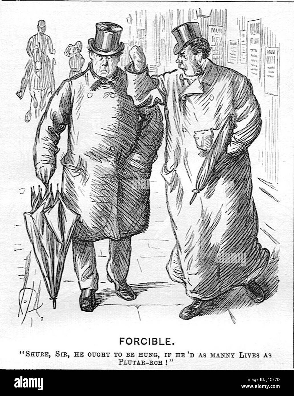 Il punzone 1883 02 24 p93 Foto Stock