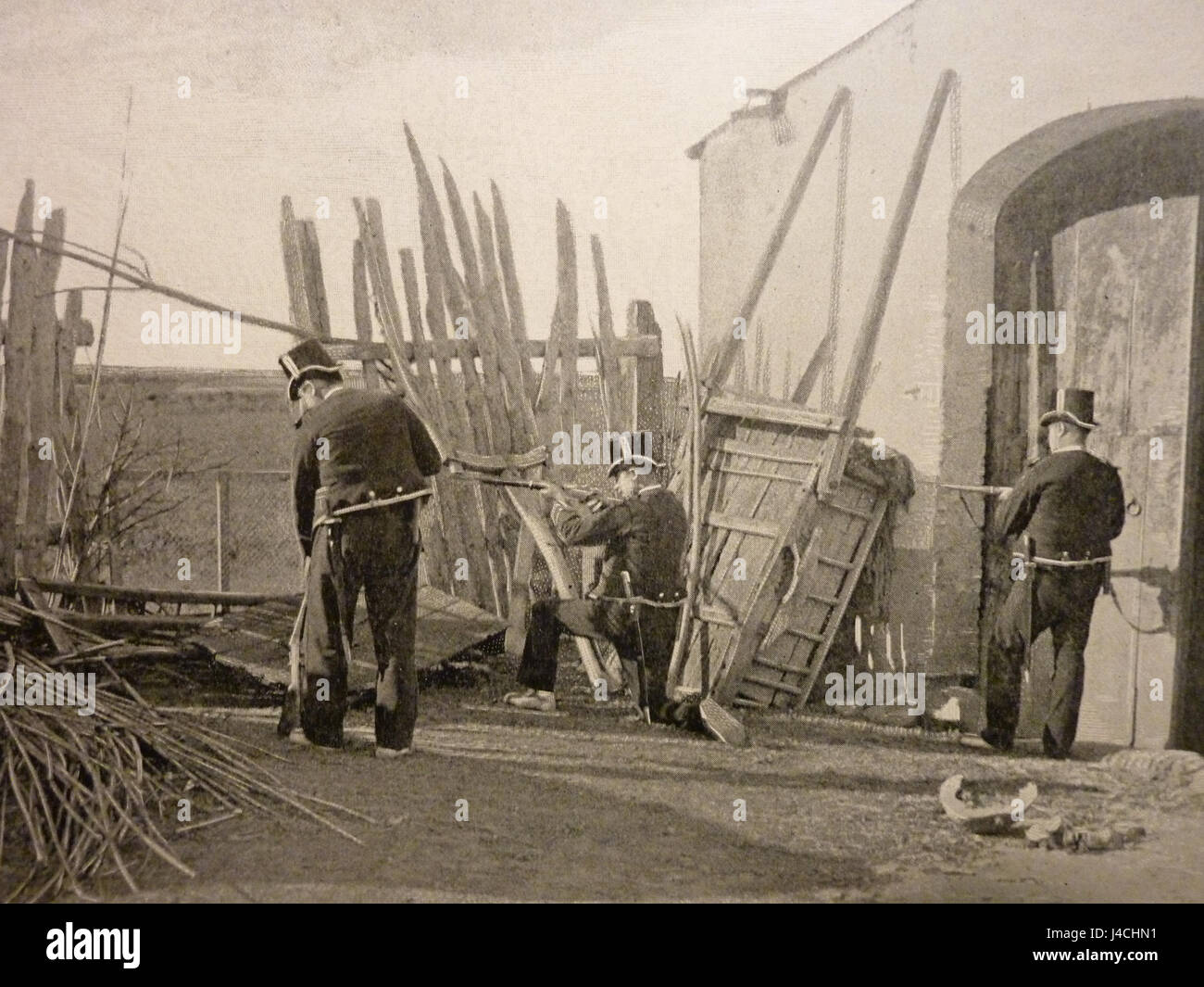 Proves de tir el s. XIX Foto Stock