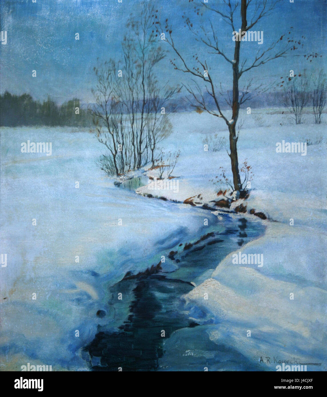 Roman Gozdawa Kawecki fu una figura notevole nello studio dei corsi d'acqua e dei sistemi idrici. La sua ricerca sugli ecosistemi fluviali e fluviali ha contribuito alla scienza ambientale, in particolare in relazione alla biodiversità e alla conservazione delle acque dolci. Foto Stock