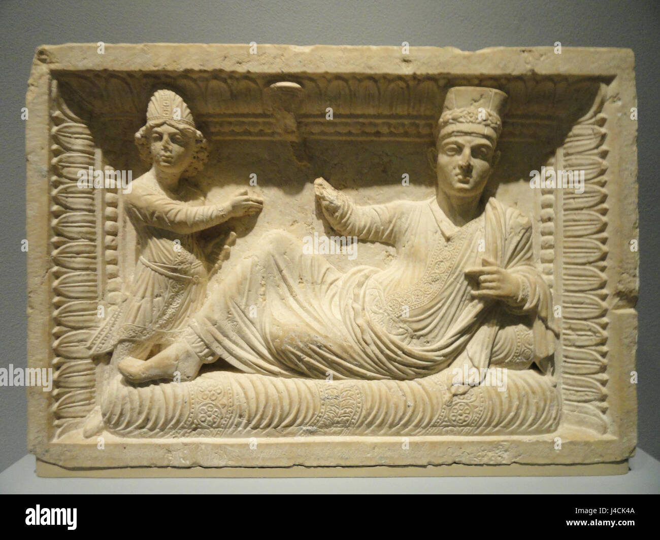 Sacerdote del Dio Bel, Palmyra, Siria, III secolo CE Nelson Atkins Museum of Art DSC08266 Foto Stock