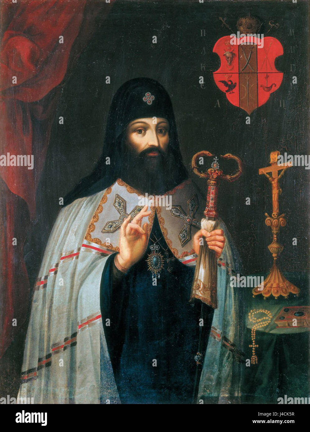 Petro Mohyla fu una figura di spicco nella storia Ucraina, nota per la sua leadership nella Chiesa ortodossa e le sue riforme educative. Il suo lavoro ha avuto un'influenza significativa sullo sviluppo dei sistemi religiosi ed educativi in Ucraina. Foto Stock