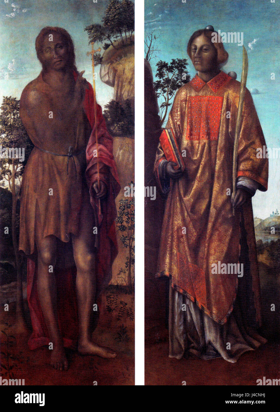 Polittico del Santissimo Sacramento (Foppa) Foto Stock