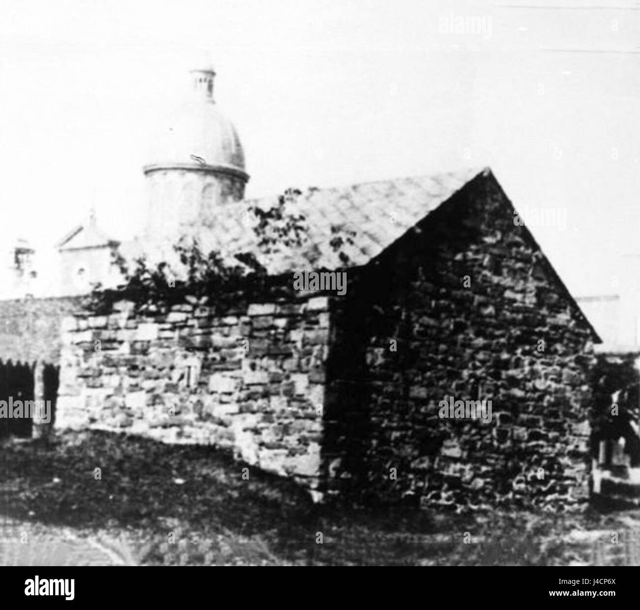 Il PoudriÃ¨Re di Trois-RiviÃ¨res era una storica rivista di polvere da sparo situata in Canada. Fu utilizzato per immagazzinare polvere da sparo durante l'era coloniale, un importante sito per la difesa e la storia militare. Foto Stock