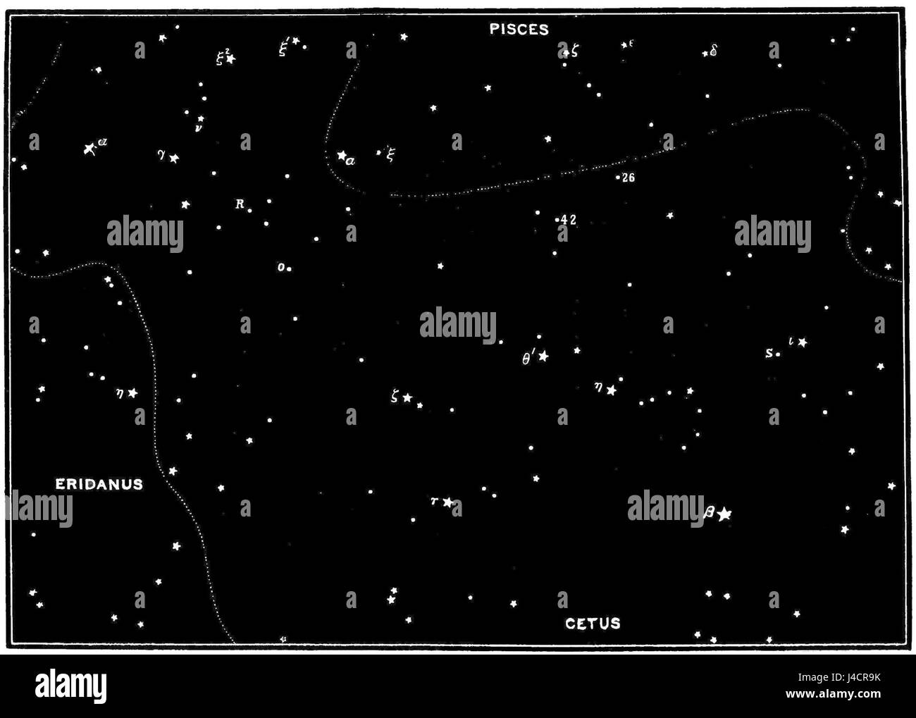 PSM V47 D532 meraviglie del cielo notturno mappa 20 Foto Stock