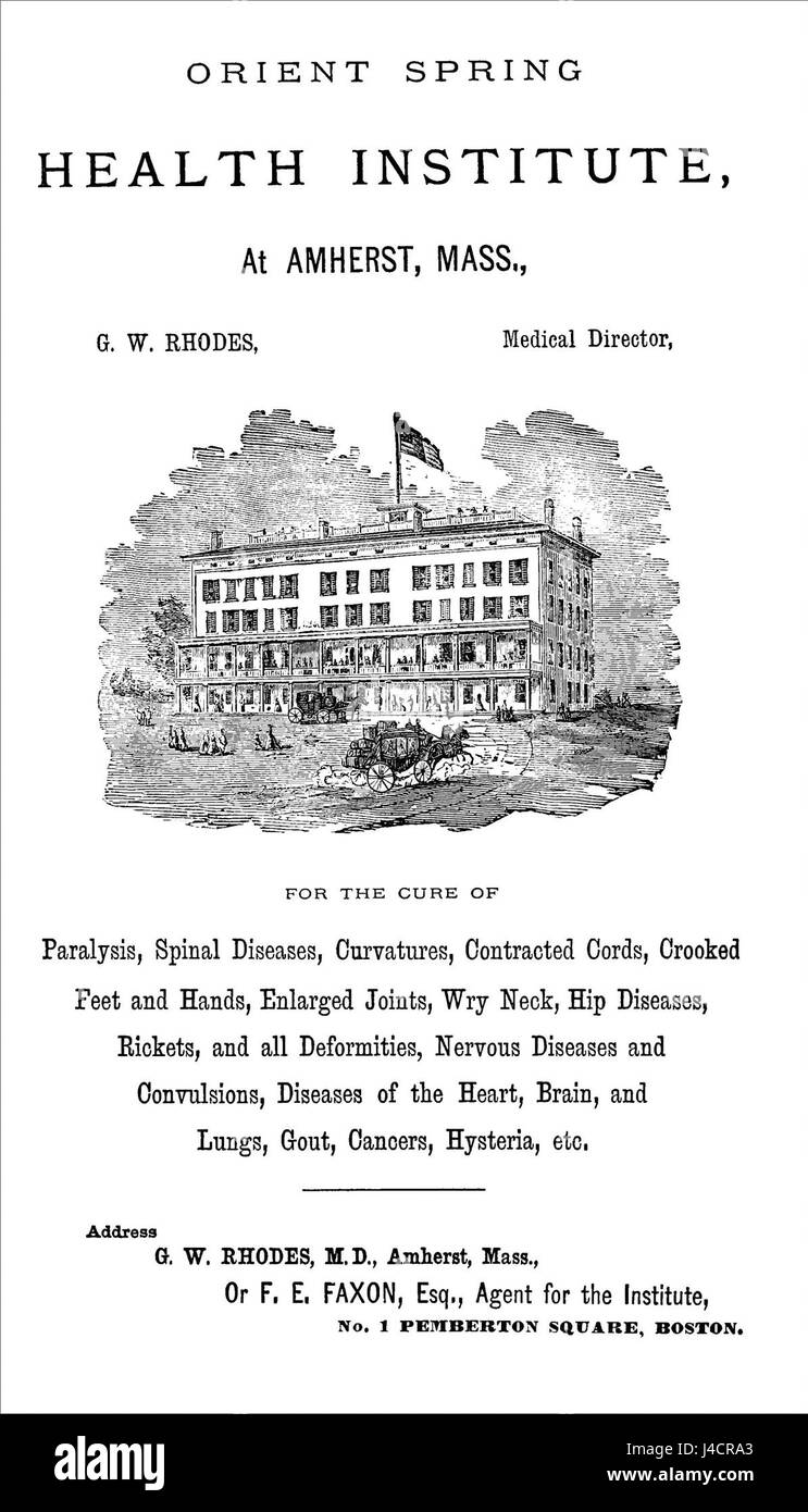 PSM V03 D816 molla orientali health institute Foto Stock