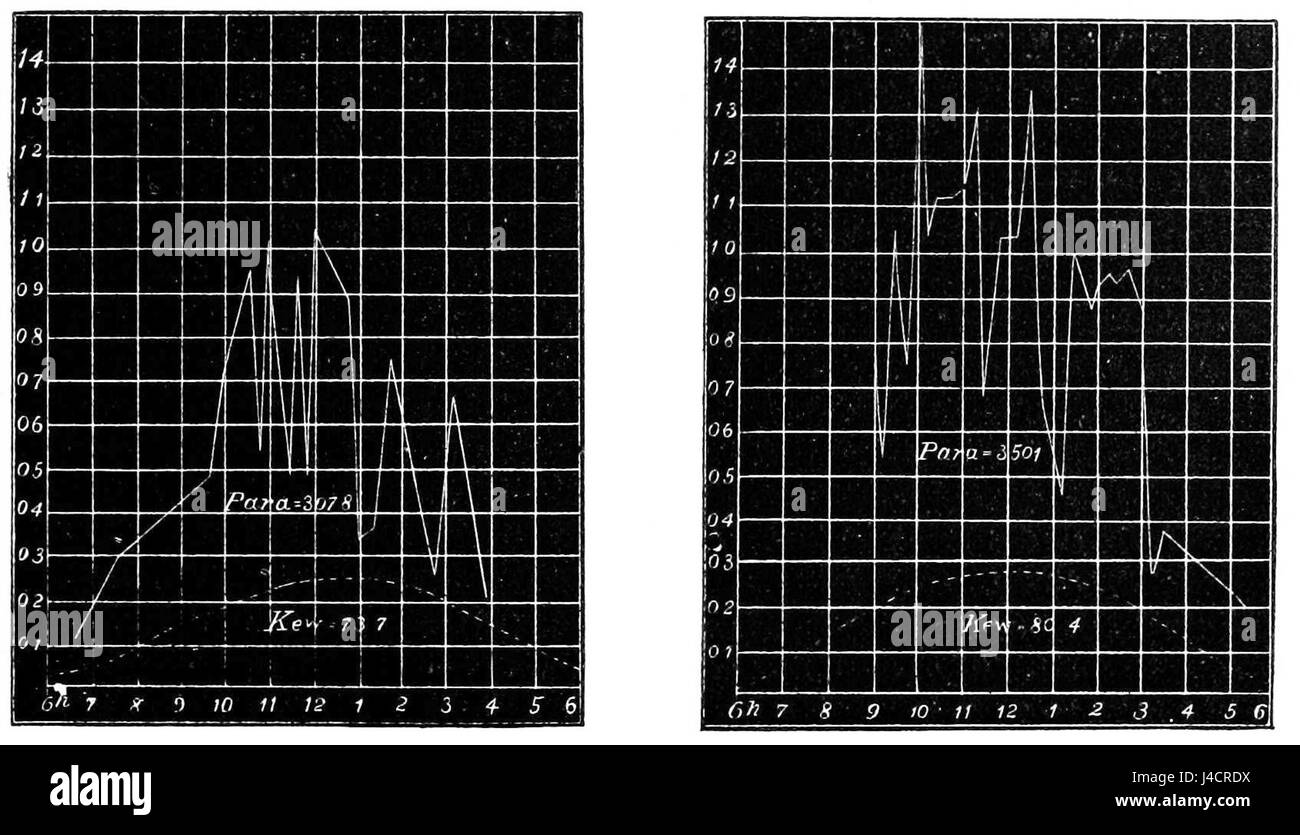 Questa voce discute la variazione dei raggi chimici nei tropici, esplorando come i fattori ambientali influenzano il comportamento e la distribuzione di tali raggi. Lo studio di queste variazioni fornisce informazioni sulle scienze atmosferiche e sui climi tropicali. Foto Stock