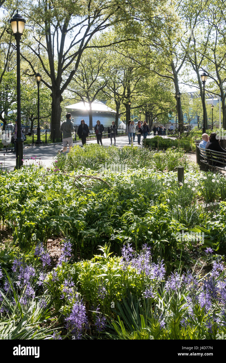 Battery Park, New York City, Stati Uniti d'America Foto Stock
