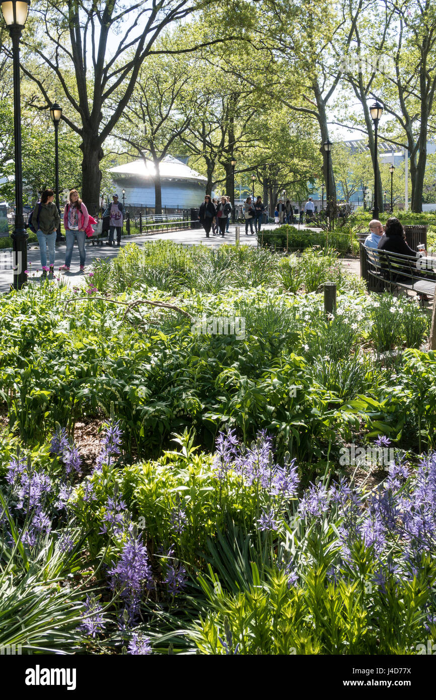 Battery Park, New York City, Stati Uniti d'America Foto Stock