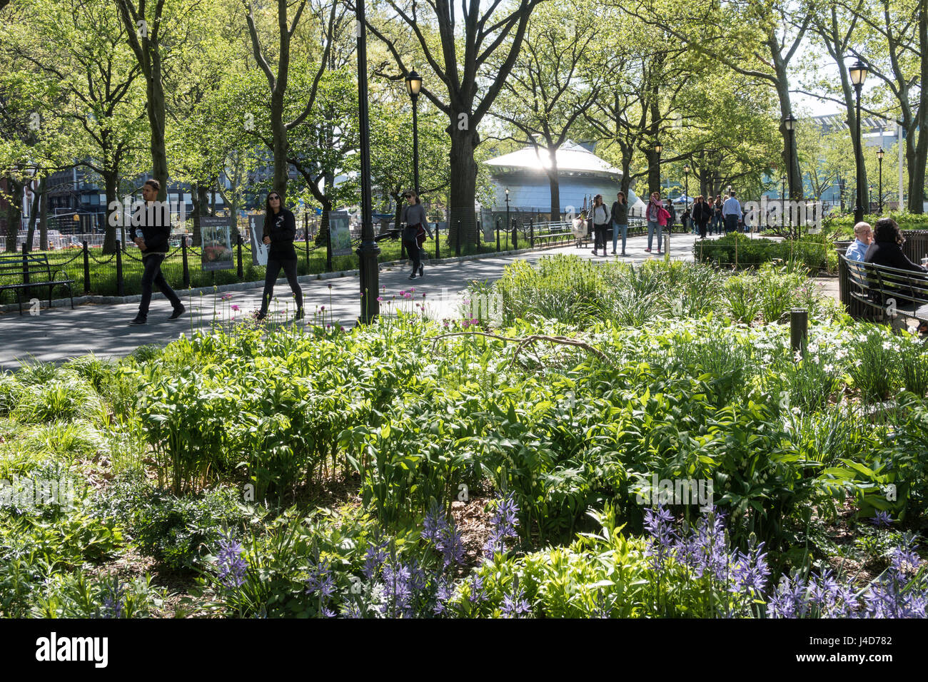 Battery Park, New York City, Stati Uniti d'America Foto Stock