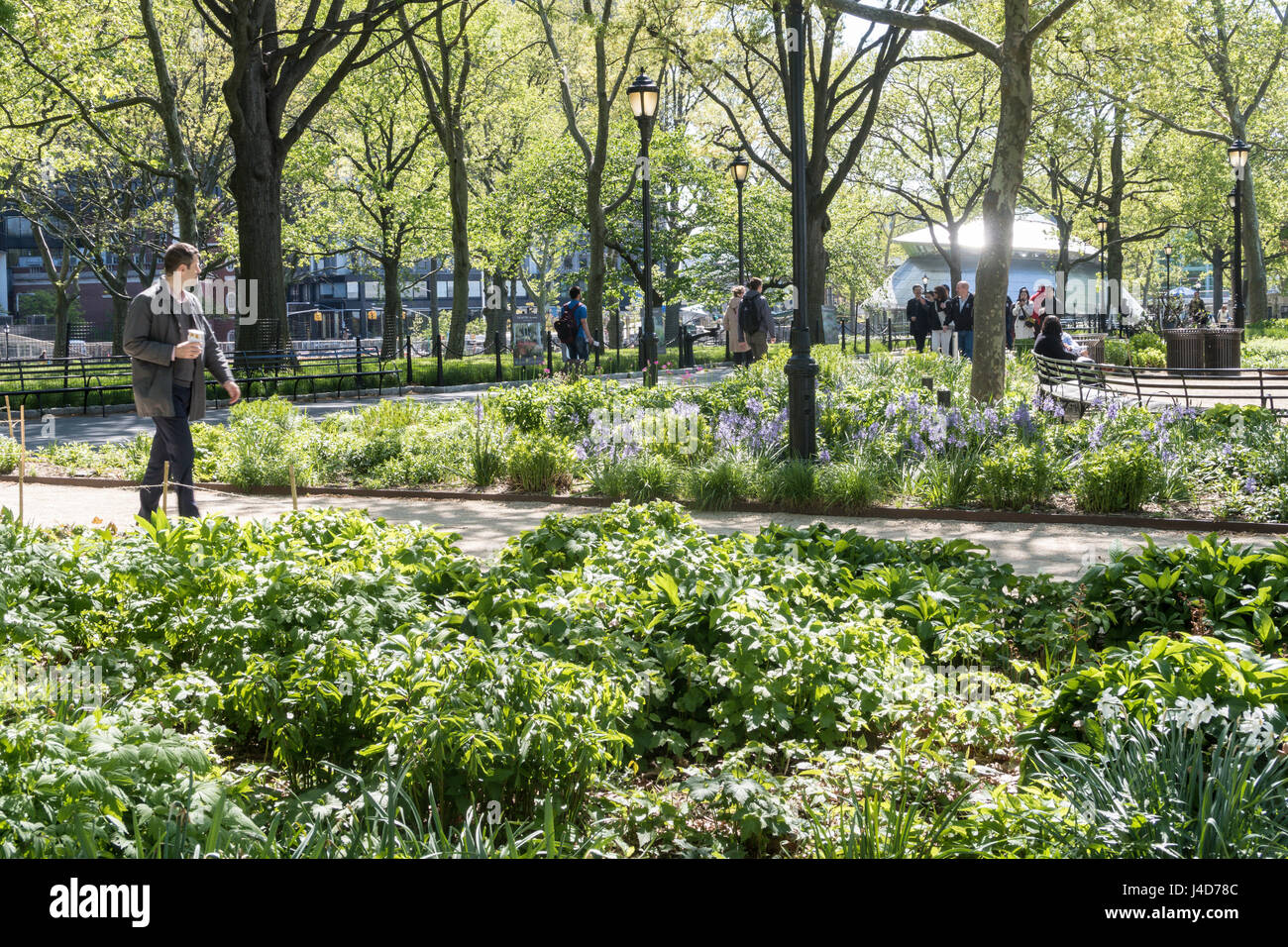 Battery Park, New York City, Stati Uniti d'America Foto Stock