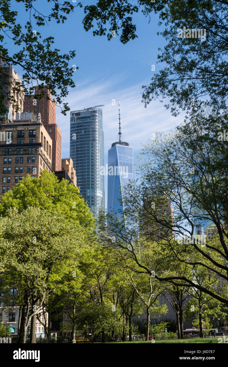 Battery Park, New York City, Stati Uniti d'America Foto Stock