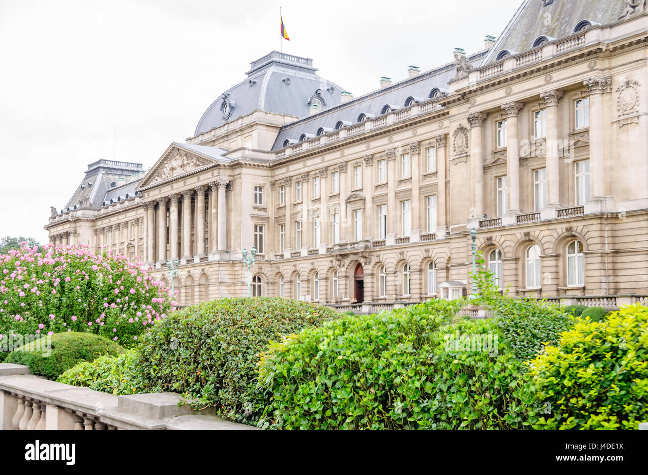 Vista sul Palazzo Reale di Bruxelles in Belgio Foto Stock