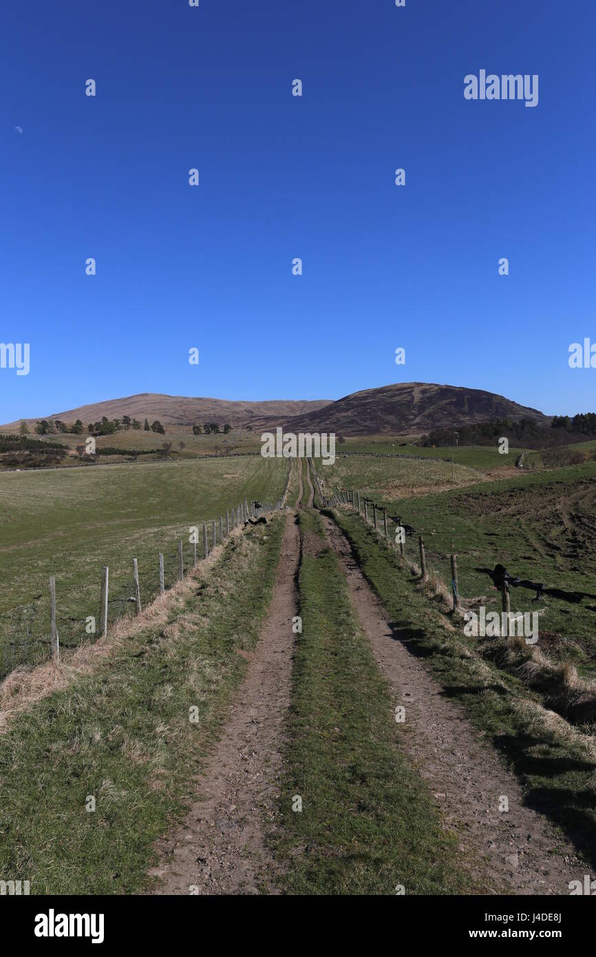 Cateran Trail nel Glenshee Scozia Maggio 2017 Foto Stock