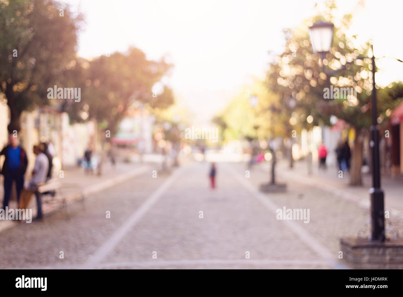 Blur astratti Persone sullo sfondo Foto Stock