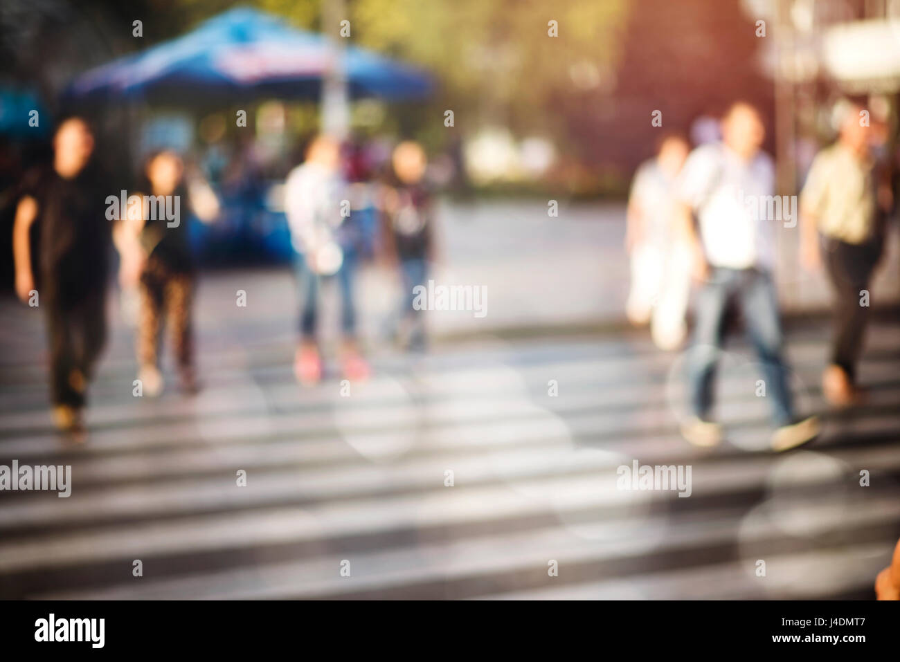 Blur astratti Persone sullo sfondo Foto Stock