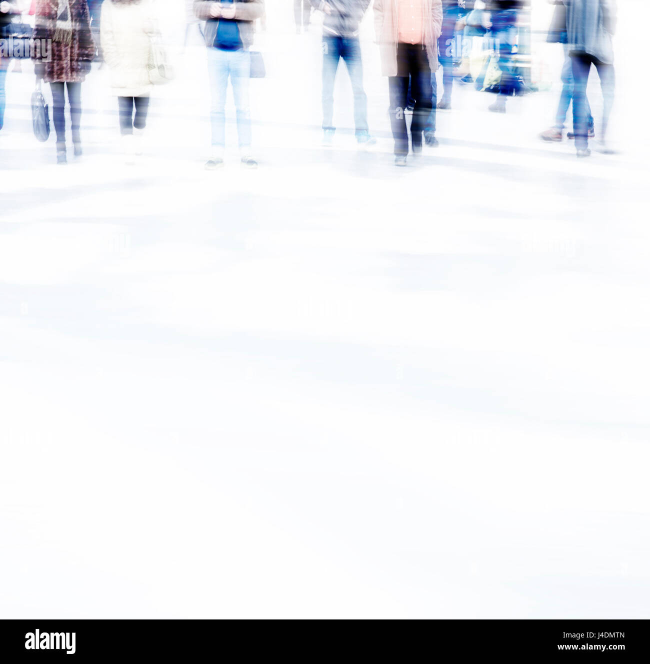 Blur astratti Persone sullo sfondo Foto Stock