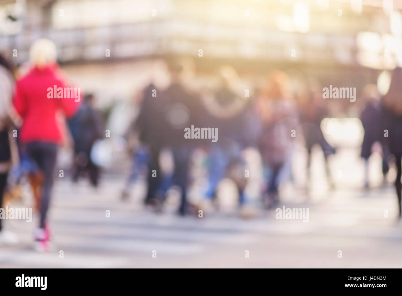 Blur astratti Persone sullo sfondo Foto Stock